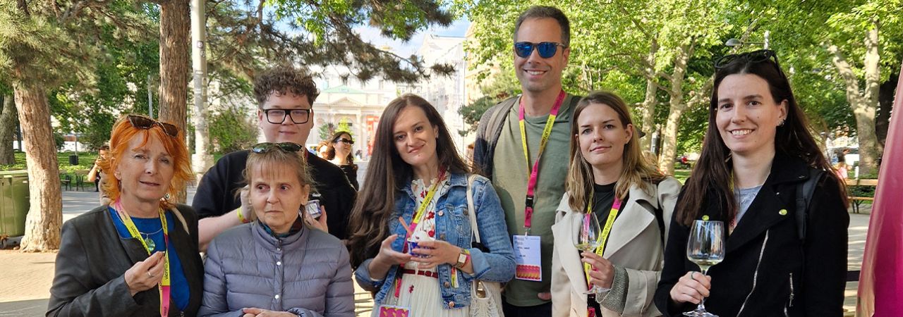 Zajednička fotografija medijeske delegacije na festivalu ViennaUP