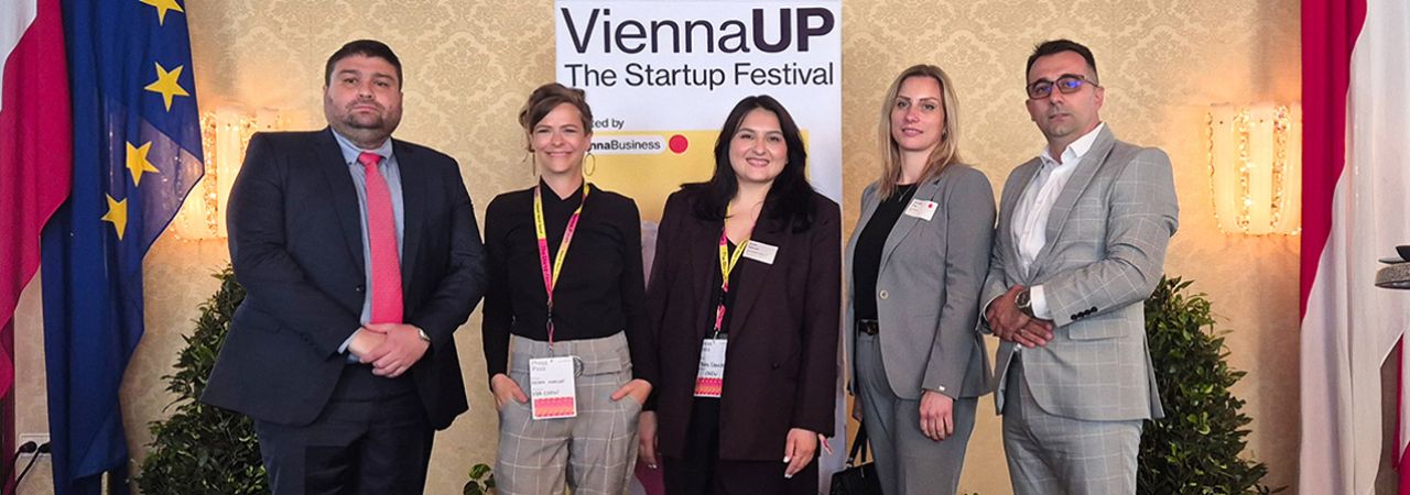 Igor Jovanović, Gemeinderatspräsident-Stv., Stadt Belgrad; Petra Kohles, Wirtschaftsagentur Wien; Dudu Gencel, Wirtschaftsagentur Wien; Violeta Filip, Stadträtin, Stadt Belgrad; Vladimir Trajković, Stadtrat, Stadt Belgrad