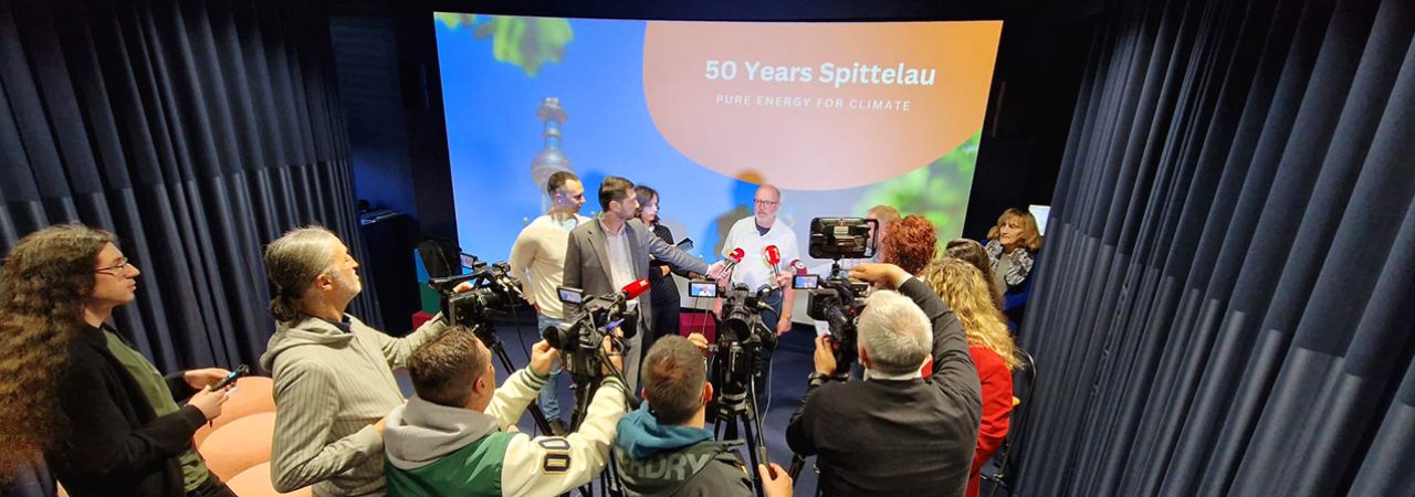 Die serbische Delegation bei der Müllverbrennungsanlage Spittelau